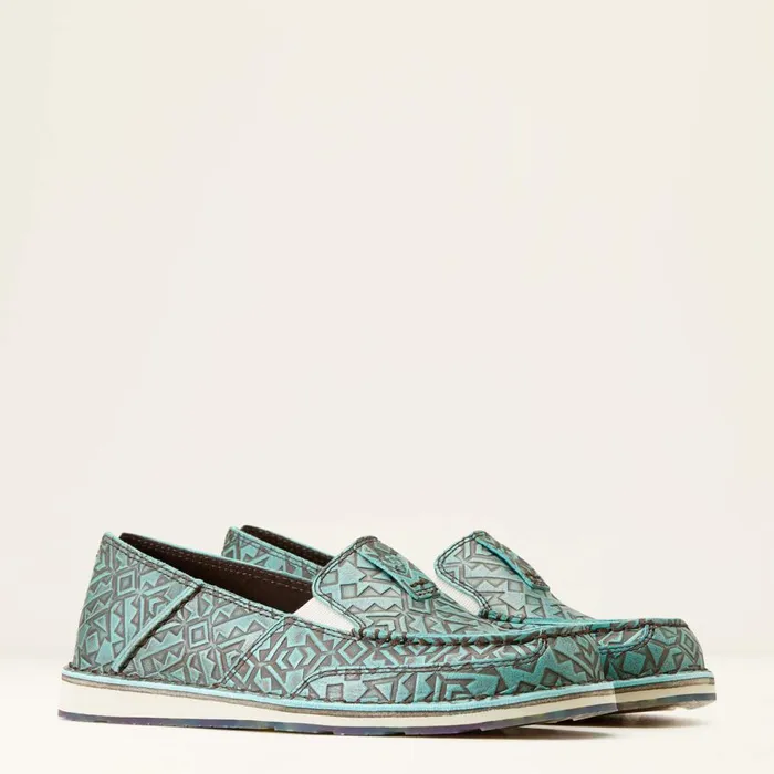 Women Cruiser Turquoise Blanket Emboss Ariat Shoes and Sneakers Women Cruiser Turquoise Blanket Emboss Ariat Shoes and Sneakers