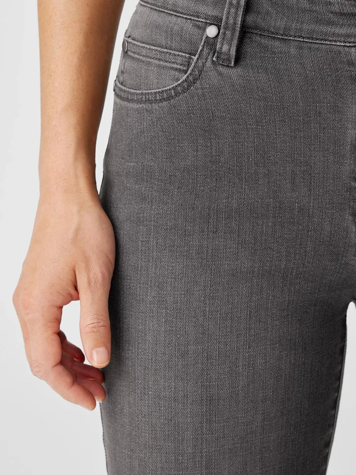Women Denim Eileen Fisher Organic Cotton Stretch HighWaisted Jean Carbon
