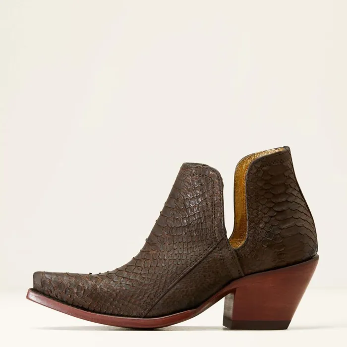 Women Dixon Python Western Boot Chocolate Ariat Western Boots Women Dixon Python Western Boot Chocolate Ariat Western Boots