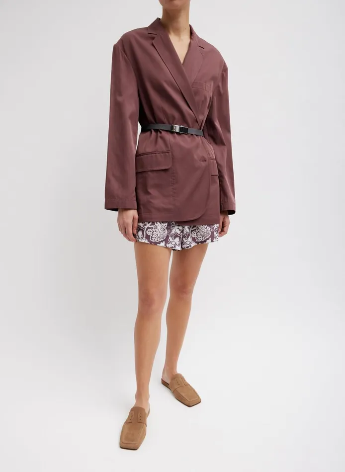Women Drapey Suiting Liam Blazer Cinnamon Tibi Suits