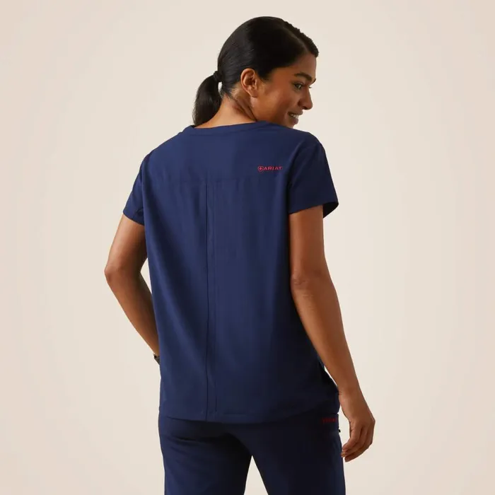 Women Eliza Fashion Scrub Top Navy Ariat Scrubs Women Eliza Fashion Scrub Top Navy Ariat Scrubs
