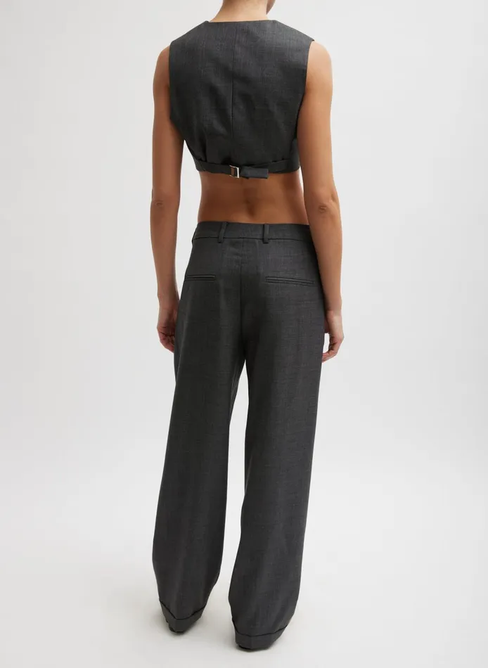 Women Ellis Suiting Derrick Trouser Grey Multi Tibi Suits