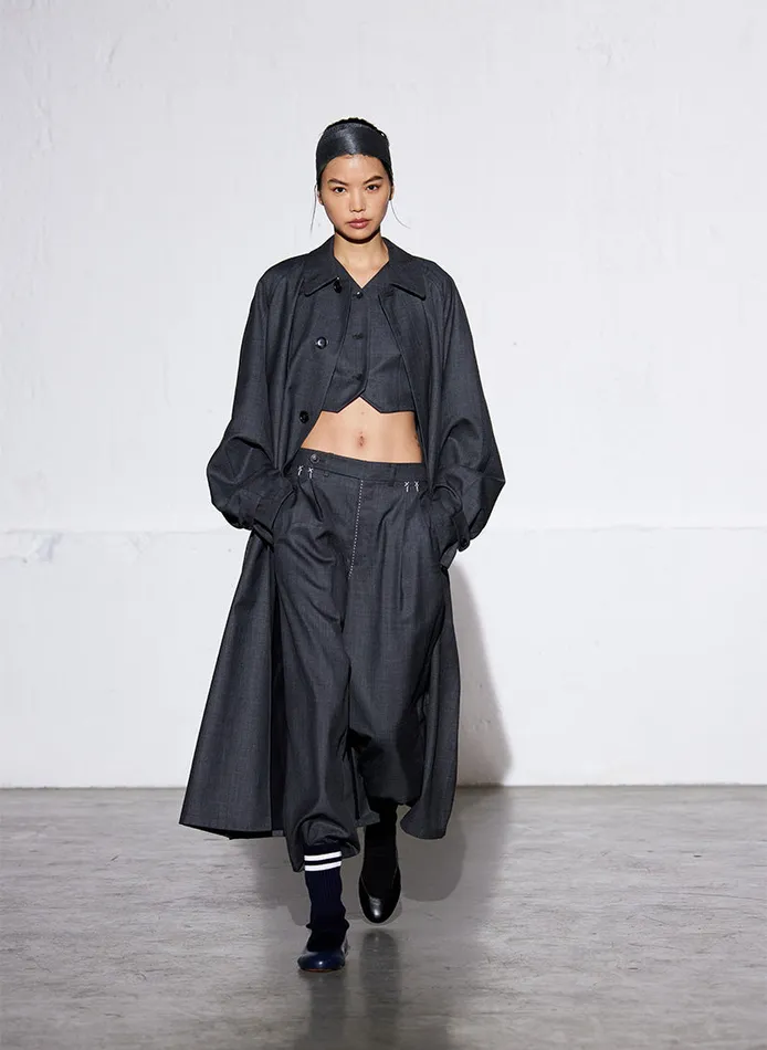 Women Ellis Suiting Frank Coat Grey Multi Tibi Jackets and Outerwear