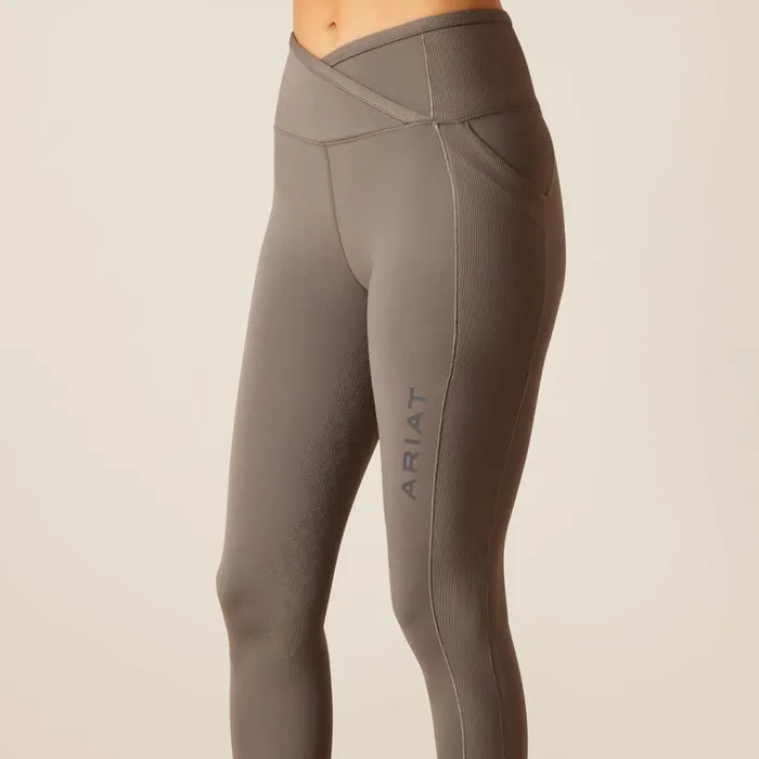 Women Eos Chic Half Grip Tight Plum Grey Ariat Pants and Shorts Women Eos Chic Half Grip Tight Plum Grey Ariat Pants and Shorts
