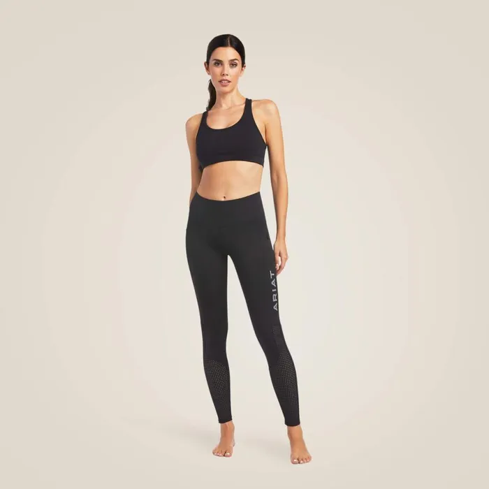 Women Eos Knee Patch Tight Black Ariat Pants and Shorts Women Eos Knee Patch Tight Black Ariat Pants and Shorts