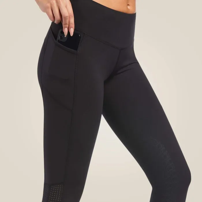Women Eos Knee Patch Tight Black Ariat Pants and Shorts Women Eos Knee Patch Tight Black Ariat Pants and Shorts