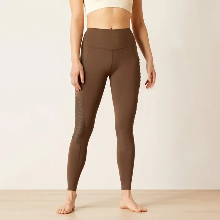 Women Eos Moto Knee Patch Tight Banyan Bark Ariat Pants and Shorts