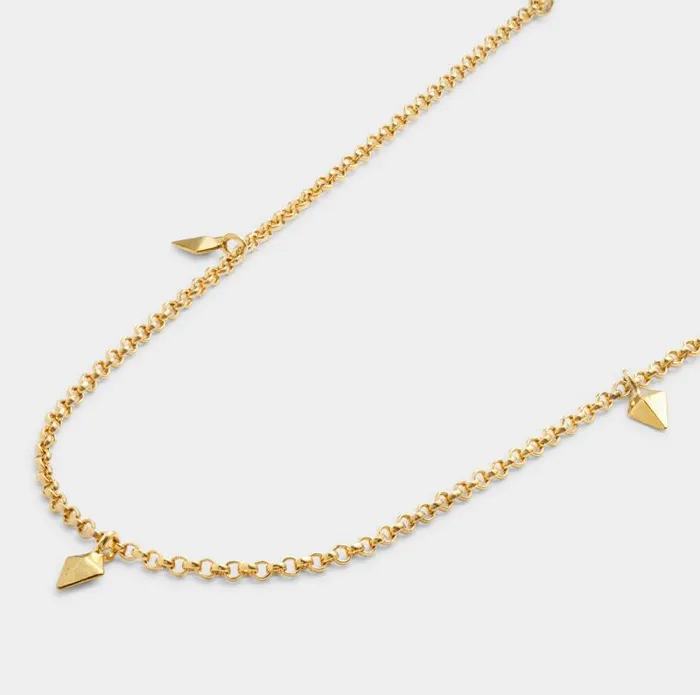 Women Estee Waterproof Gold Charm Choker Katie Loxton Necklaces