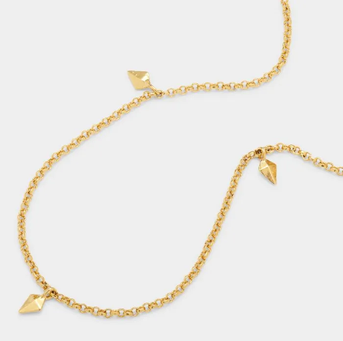 Women Estee Waterproof Gold Charm Choker Katie Loxton Necklaces