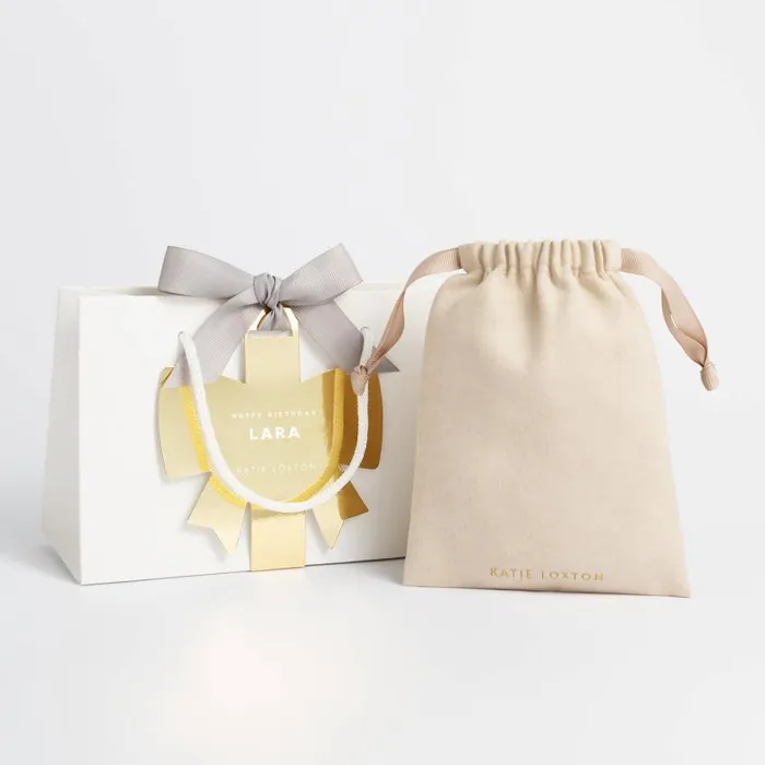 Women Estee Waterproof Gold Charm Choker Katie Loxton Necklaces