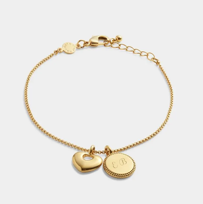 Women Family Forever039 Waterproof Gold Charm Bracelet Katie Loxton Personalised Jewellery Gifts