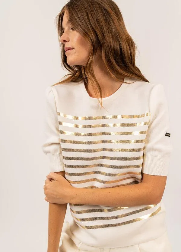Women FLORENSAC White Gold Metal Saint James New Summer Collection Women FLORENSAC White Gold Metal Saint James New Summer Collection
