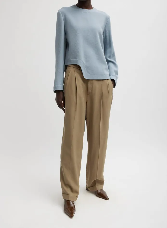 Women Fluid Suiting Derrick Men039s Trouser Walnut Tibi Pants and Shorts