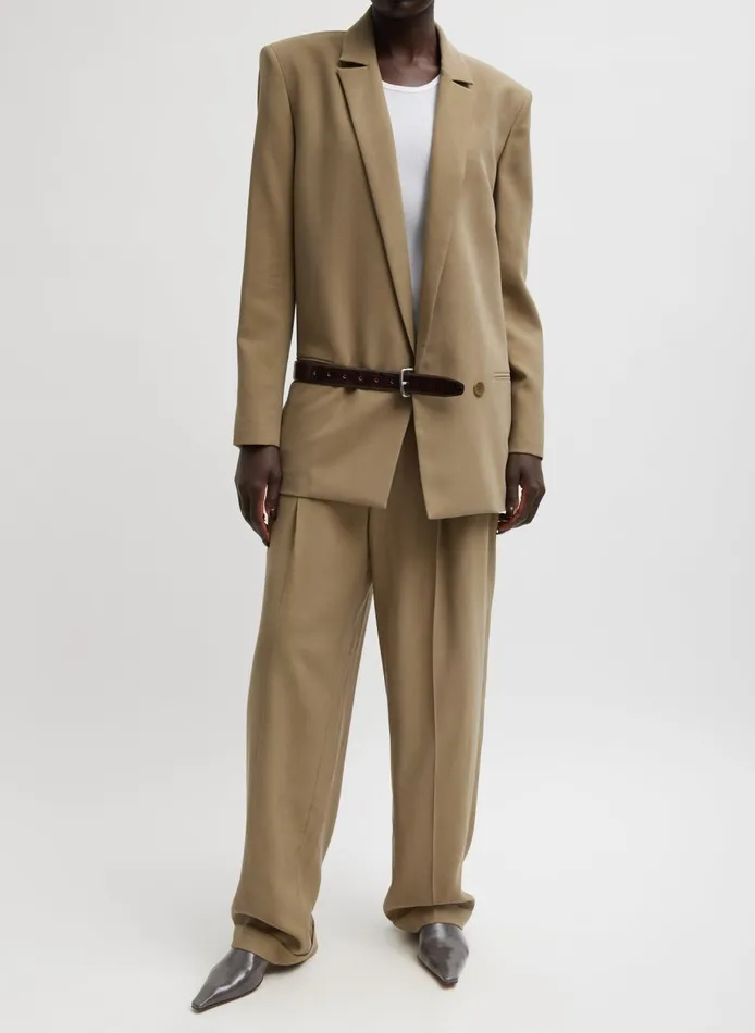 Women Fluid Suiting Derrick Men039s Trouser Walnut Tibi Pants and Shorts