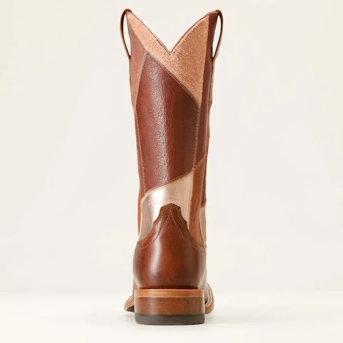 Women Frontier Patchwork Western Boot Dapper Tan Ariat Western Boots Women Frontier Patchwork Western Boot Dapper Tan Ariat Western Boots