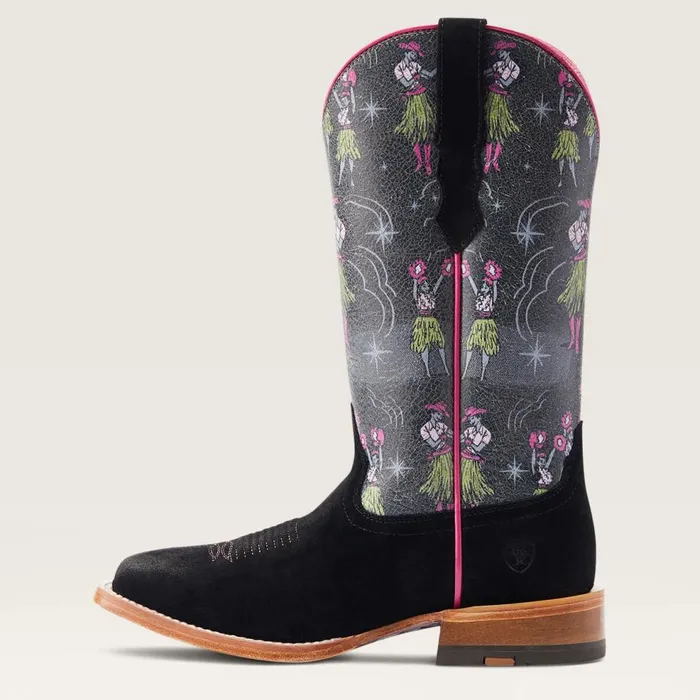 Women Frontier Western Aloha Western Boot Black Roughout Ariat Western Boots Women Frontier Western Aloha Western Boot Black Roughout Ariat Western Boots