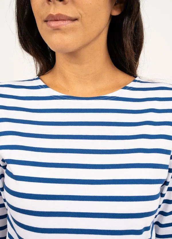 Women GALATHEE II White Royal Blue Saint James Breton Striped Shirts Women GALATHEE II White Royal Blue Saint James Breton Striped Shirts