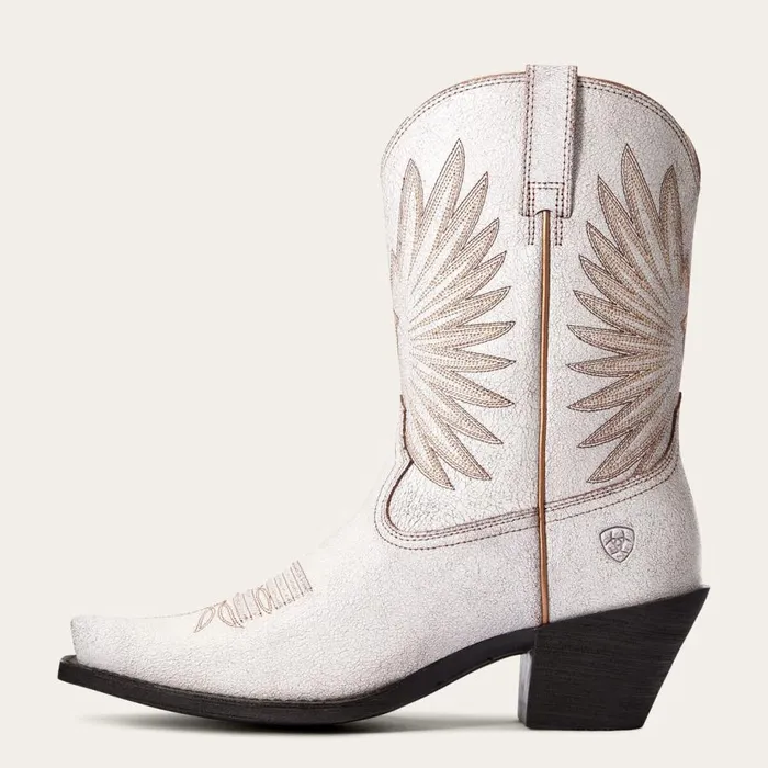 Women Goldie Western Boot Distressed White Ariat Western Boots Women Goldie Western Boot Distressed White Ariat Western Boots