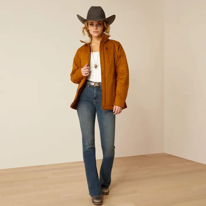 Women Grizzly Insulated Jacket Chestnut Ariat Jackets and Vests Women Grizzly Insulated Jacket Chestnut Ariat Jackets and Vests