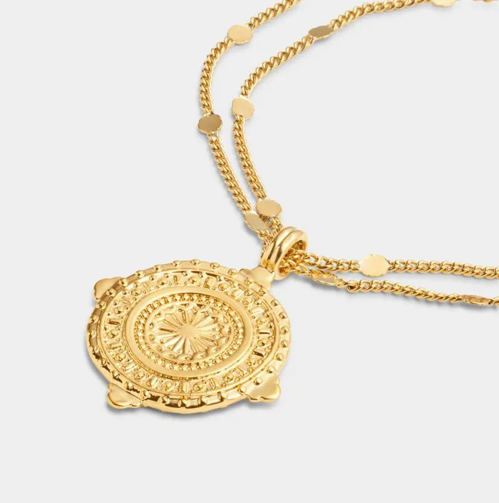 Women Happiness039 Waterproof Gold Antique Coin Bracelet Katie Loxton Bracelets and Rings