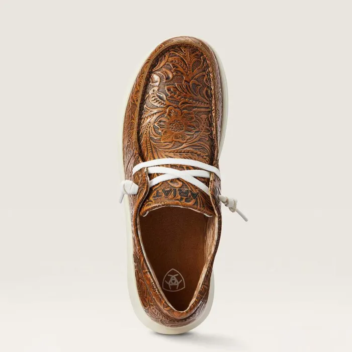 Women Hilo Brown Floral Emboss Ariat Shoes and Sneakers Women Hilo Brown Floral Emboss Ariat Shoes and Sneakers
