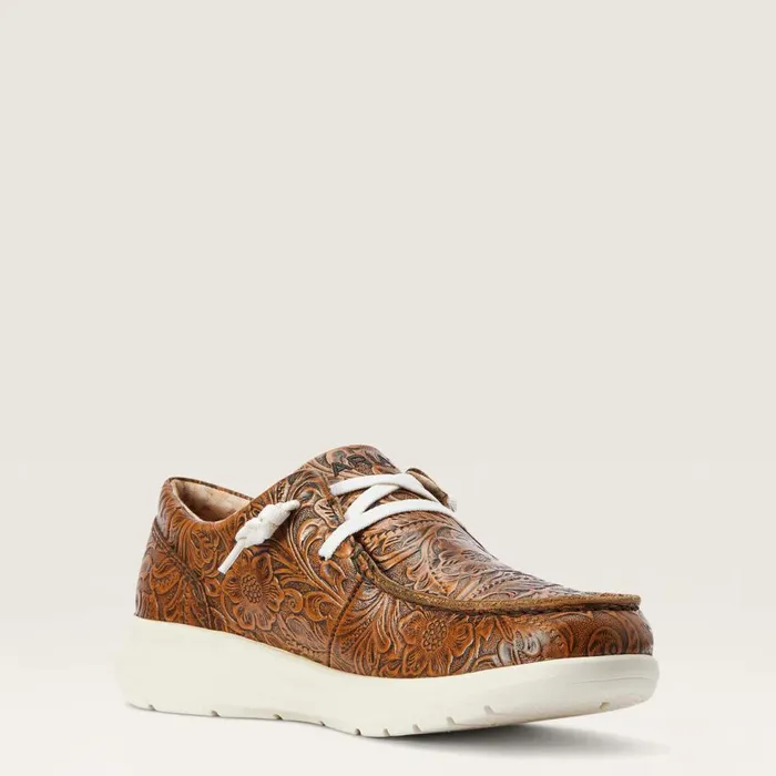 Women Hilo Brown Floral Emboss Ariat Shoes and Sneakers Women Hilo Brown Floral Emboss Ariat Shoes and Sneakers