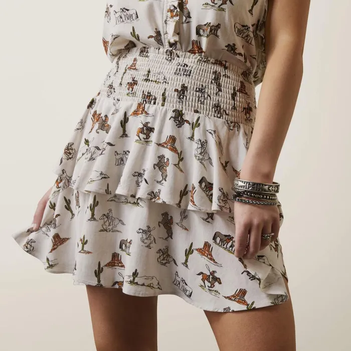 Women HiLo Jordan Skirt Multi Print Ariat Dresses and Skirts Women HiLo Jordan Skirt Multi Print Ariat Dresses and Skirts