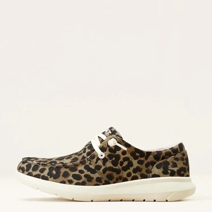 Women Hilo Olive Leopard Print Ariat Shoes and Sneakers