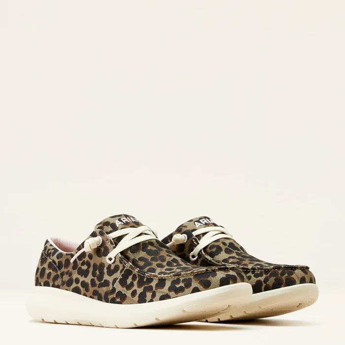Women Hilo Olive Leopard Print Ariat Shoes and Sneakers