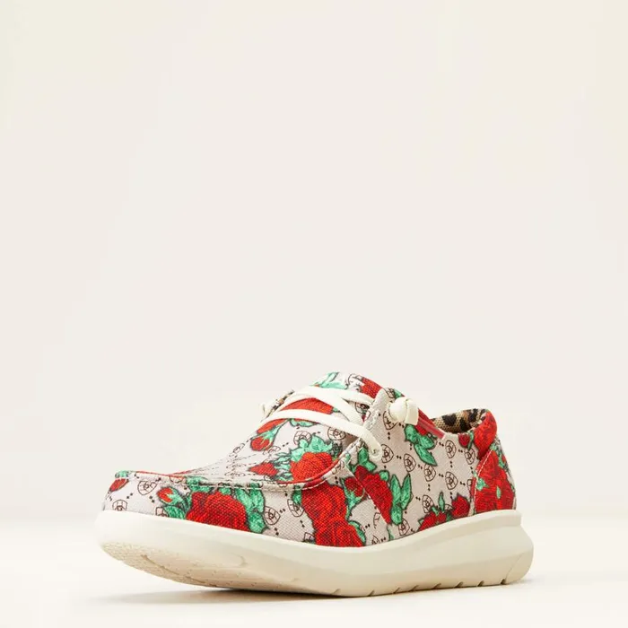 Women Hilo Rose Logo Print Ariat Shoes and Sneakers