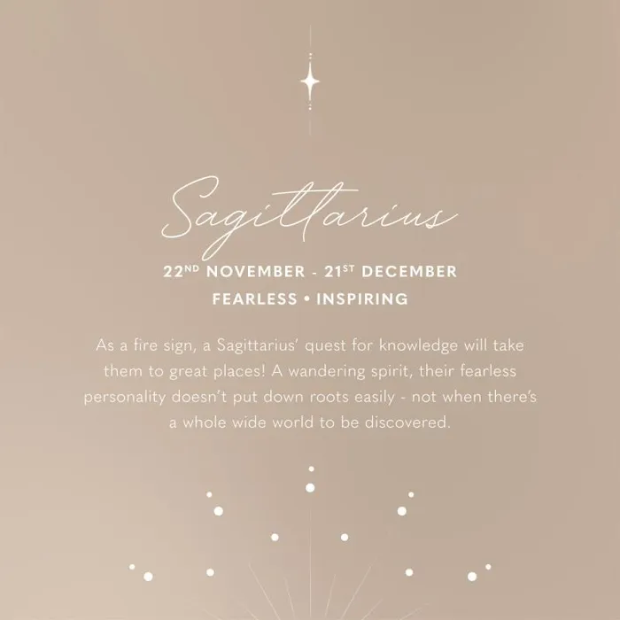 WomenHome Sagittarius039 Off White Zodiac Jewellery Box Katie Loxton Jewellery Boxes and Rolls