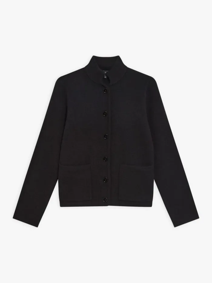 Women Jackets and Coats Agns B Black Cashmere Anton Jacket