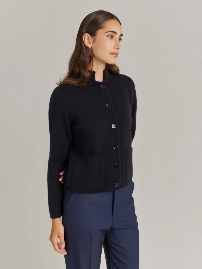 Women Jackets and Coats Agns B Black Cashmere Anton Jacket