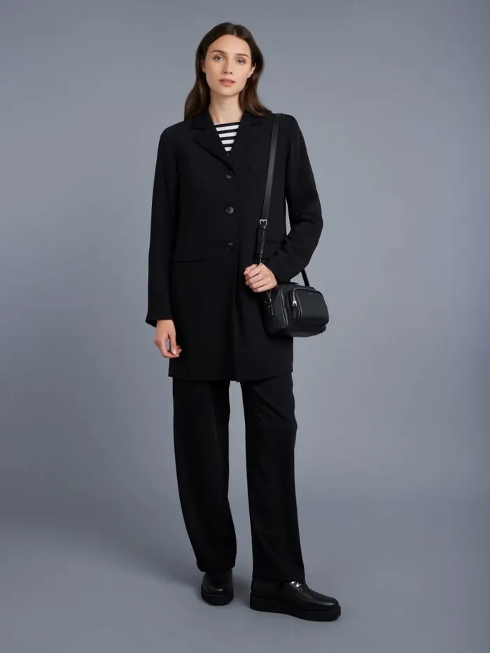 Women Jackets and Coats Agns B Black Paletot Jacket