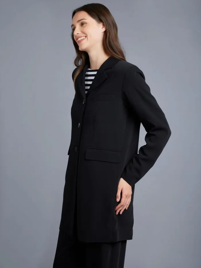 Women Jackets and Coats Agns B Black Paletot Jacket