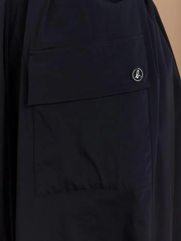 Women Jackets and Coats Agns B Black Technical Fabric Waterproof Windproof Coat
