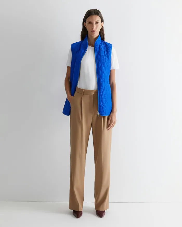 Women Jackets and Vests Sportscraft Charlie Quilted Vest Cobalt