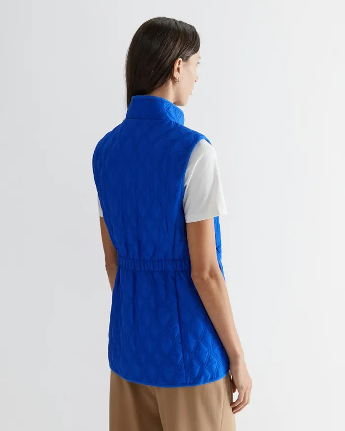 Women Jackets and Vests Sportscraft Charlie Quilted Vest Cobalt