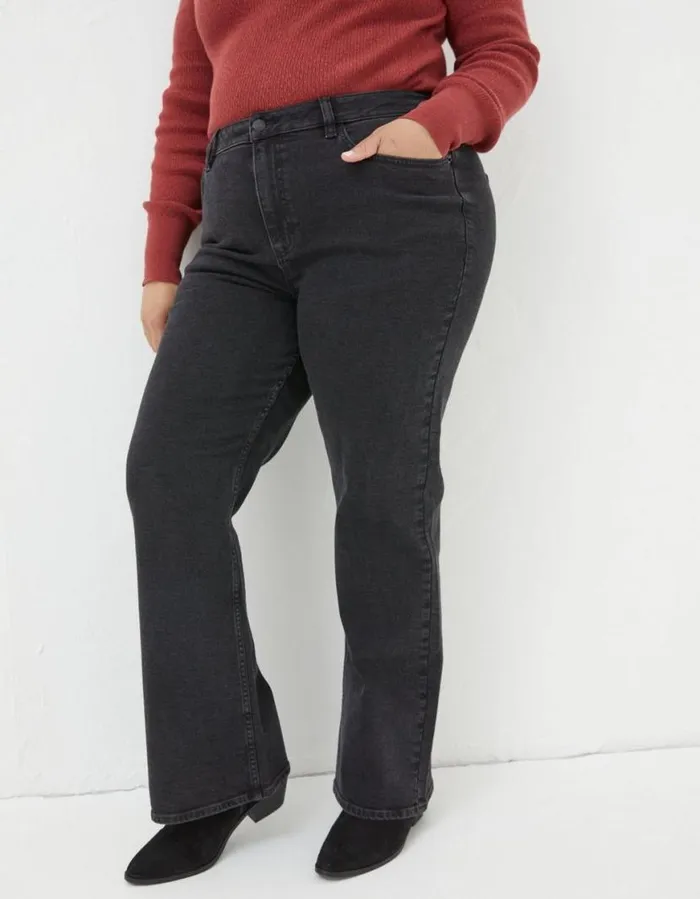 Women Jeans and Dungarees FatFace Brooke Bootcut Washed Black