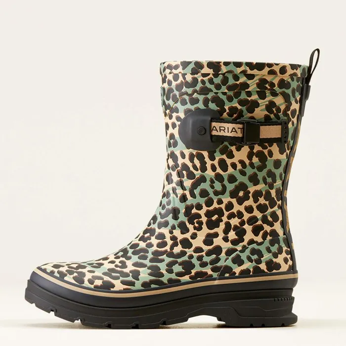 Women Kelmarsh Mid Rubber Boot Leopard Camo Ariat Waterproof Boots Women Kelmarsh Mid Rubber Boot Leopard Camo Ariat Waterproof Boots