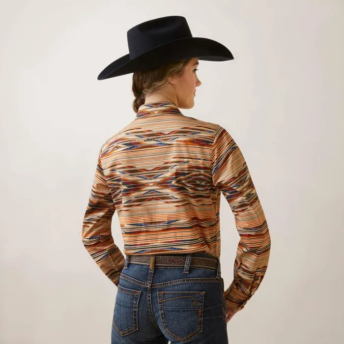 Women Kirby Stretch Shirt Sunset Saltillo Ariat TShirts and Tops Women Kirby Stretch Shirt Sunset Saltillo Ariat TShirts and Tops