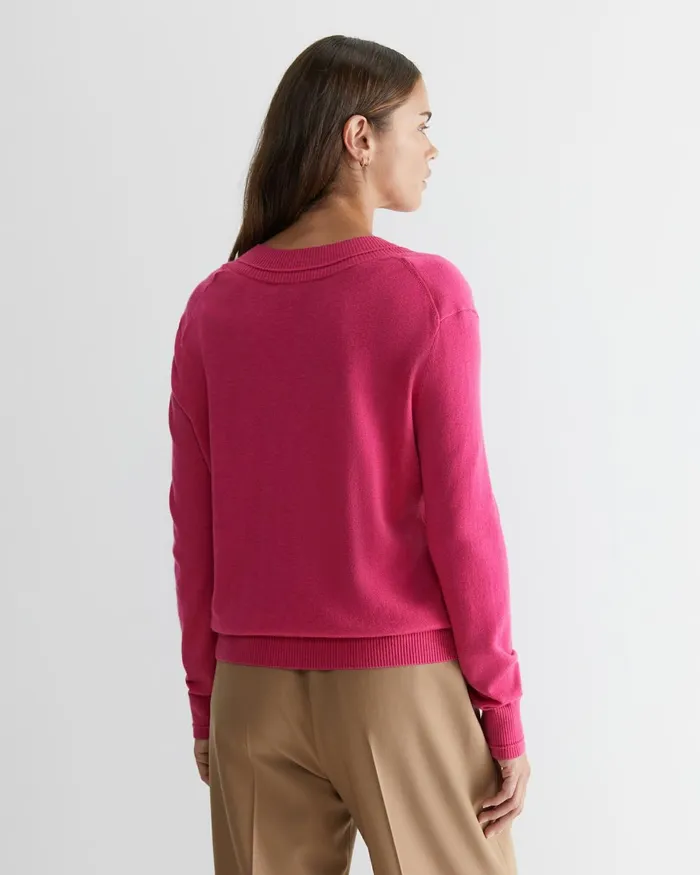 Women Knits and Cardigans Sportscraft Laurina Vneck Sweater Cerise