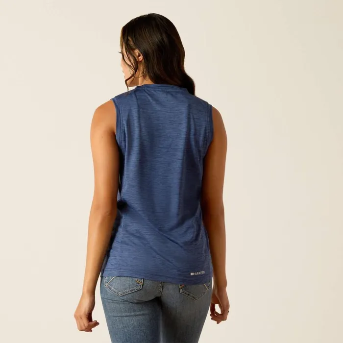 Women Laguna Tank Admiralty Blue Ariat TShirts and Tops Women Laguna Tank Admiralty Blue Ariat TShirts and Tops