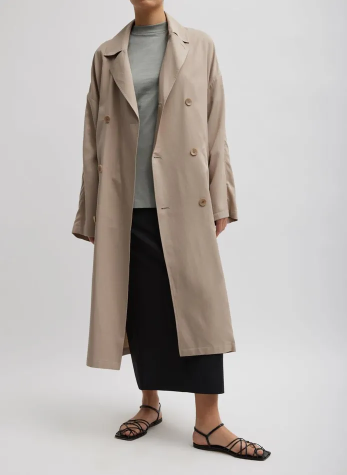 Women Lancaster Trench Stone Tibi Jackets and Outerwear