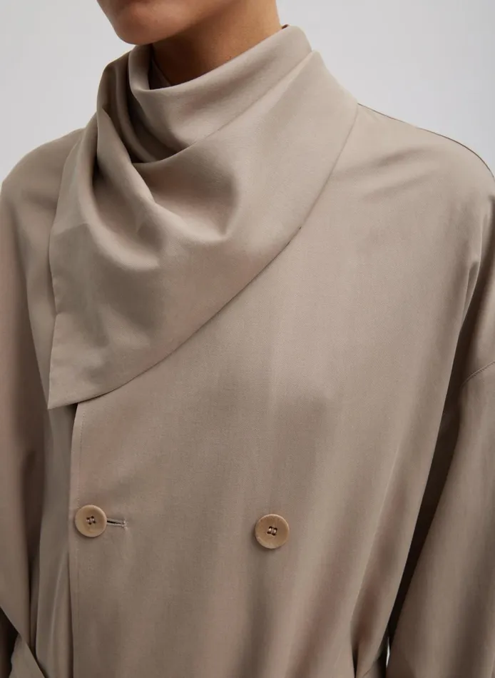 Women Lancaster Trench Stone Tibi Jackets and Outerwear