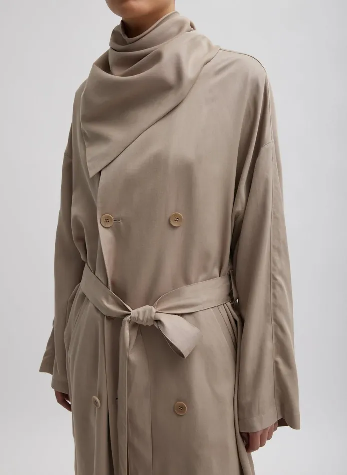 Women Lancaster Trench Stone Tibi Jackets and Outerwear