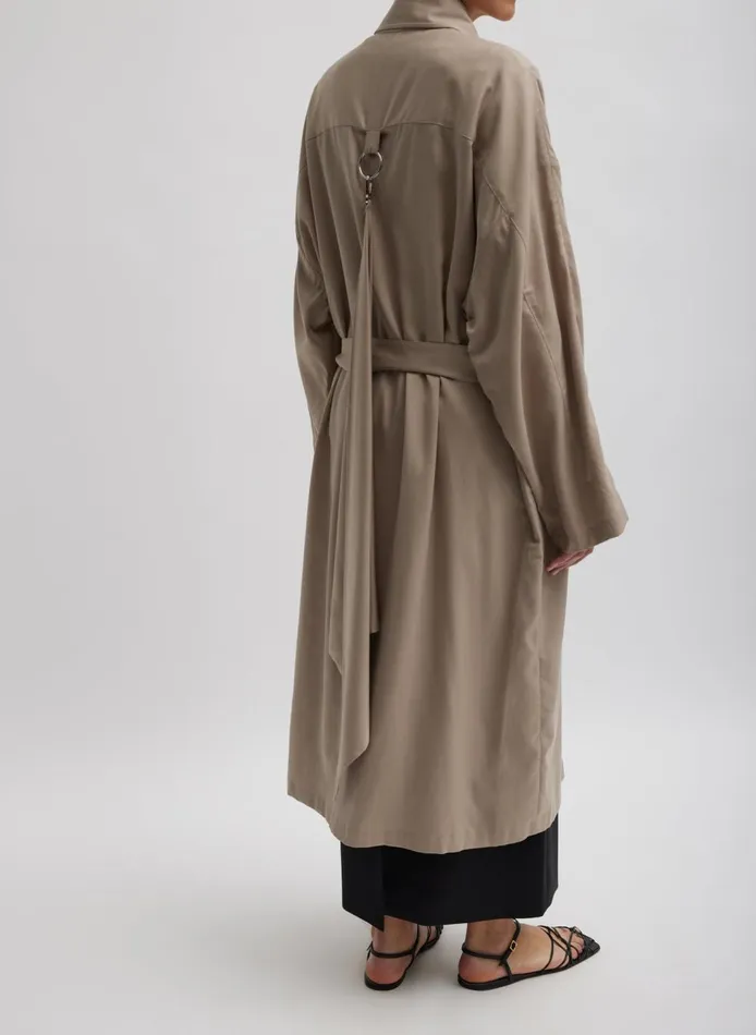 Women Lancaster Trench Stone Tibi Jackets and Outerwear