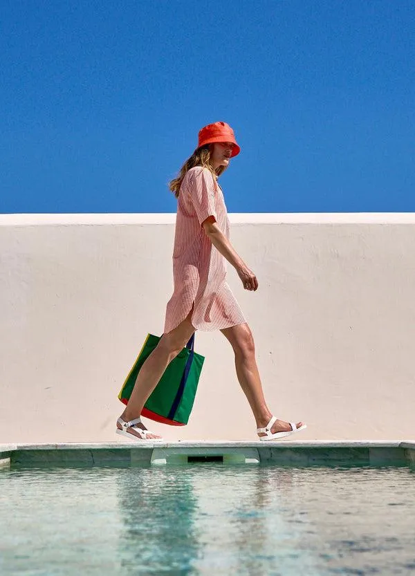 Women LEONIE White Tangerine Saint James New Summer Collection