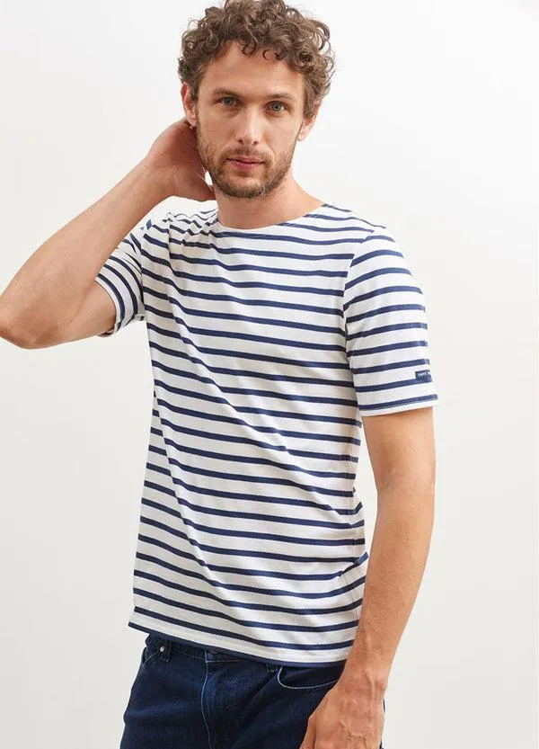 Women LEVANT MODERN White Navy Saint James Breton Striped Shirts Women LEVANT MODERN White Navy Saint James Breton Striped Shirts