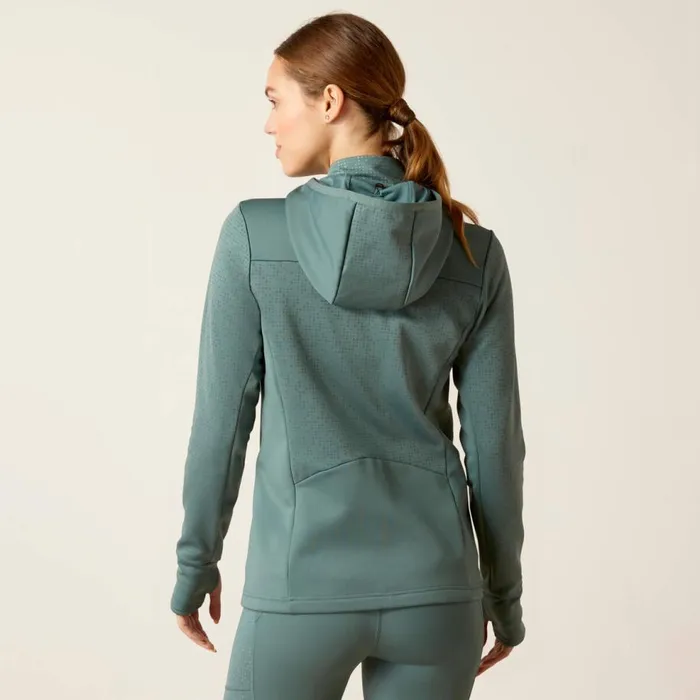 Women Lumina Full Zip Hoodie Silver Pine Ariat Sweatshirts and Hoodies Women Lumina Full Zip Hoodie Silver Pine Ariat Sweatshirts and Hoodies